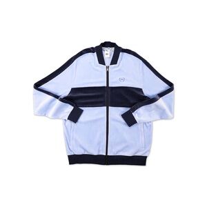 Puma Light Blue and Black Bomber Jacket